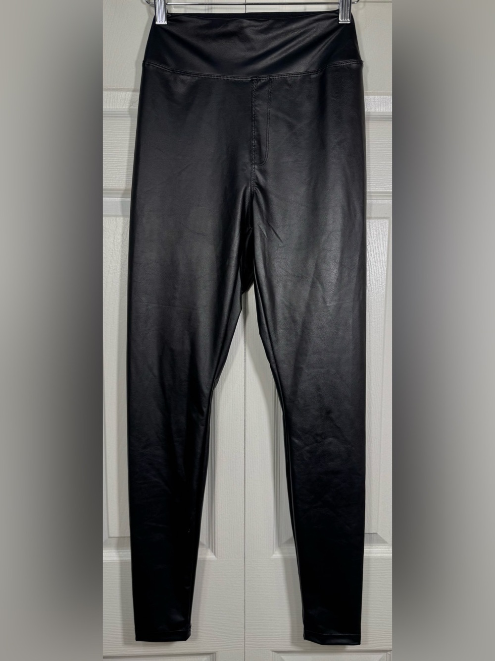 OFFLINE by Aerie Real Luxe Faux Leather High Rise Leggings Black Medium NWT
